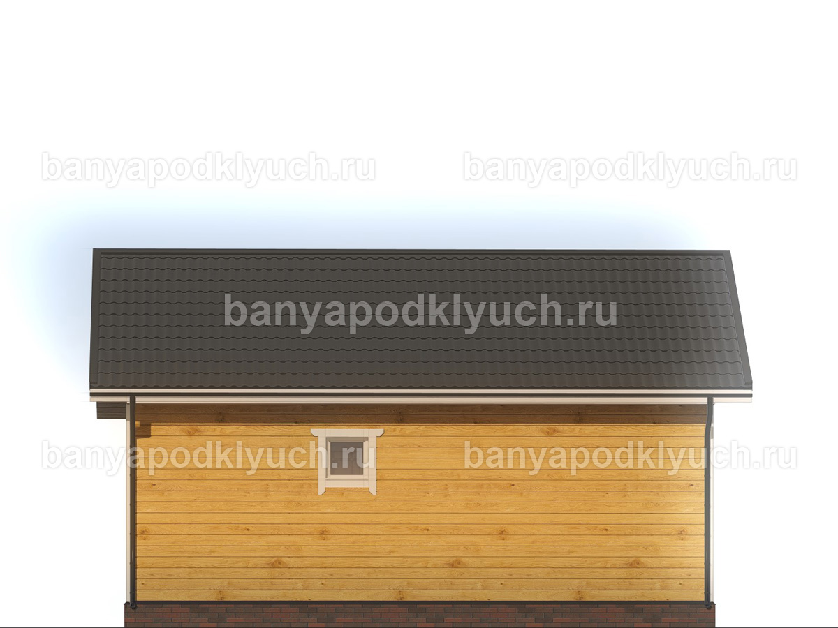 Баня из бруса 8x6 м Баня из бруса 8x6 м